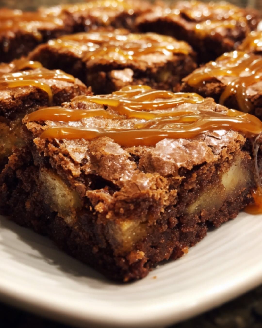 Caramel Apple Brownies