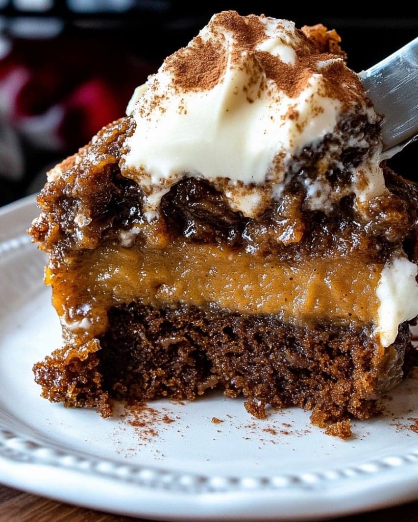 Gingerbread Pudding Cake