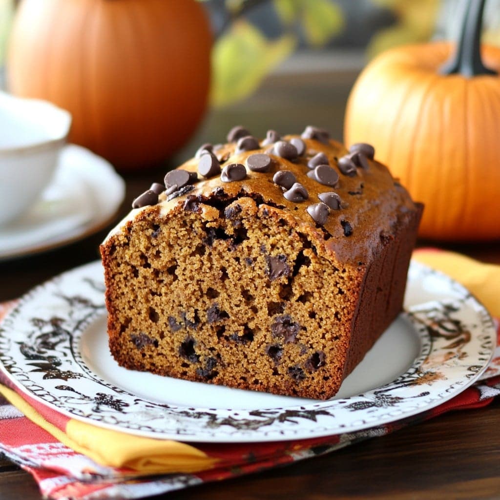 Pumpkin Chocolate Chip Bread