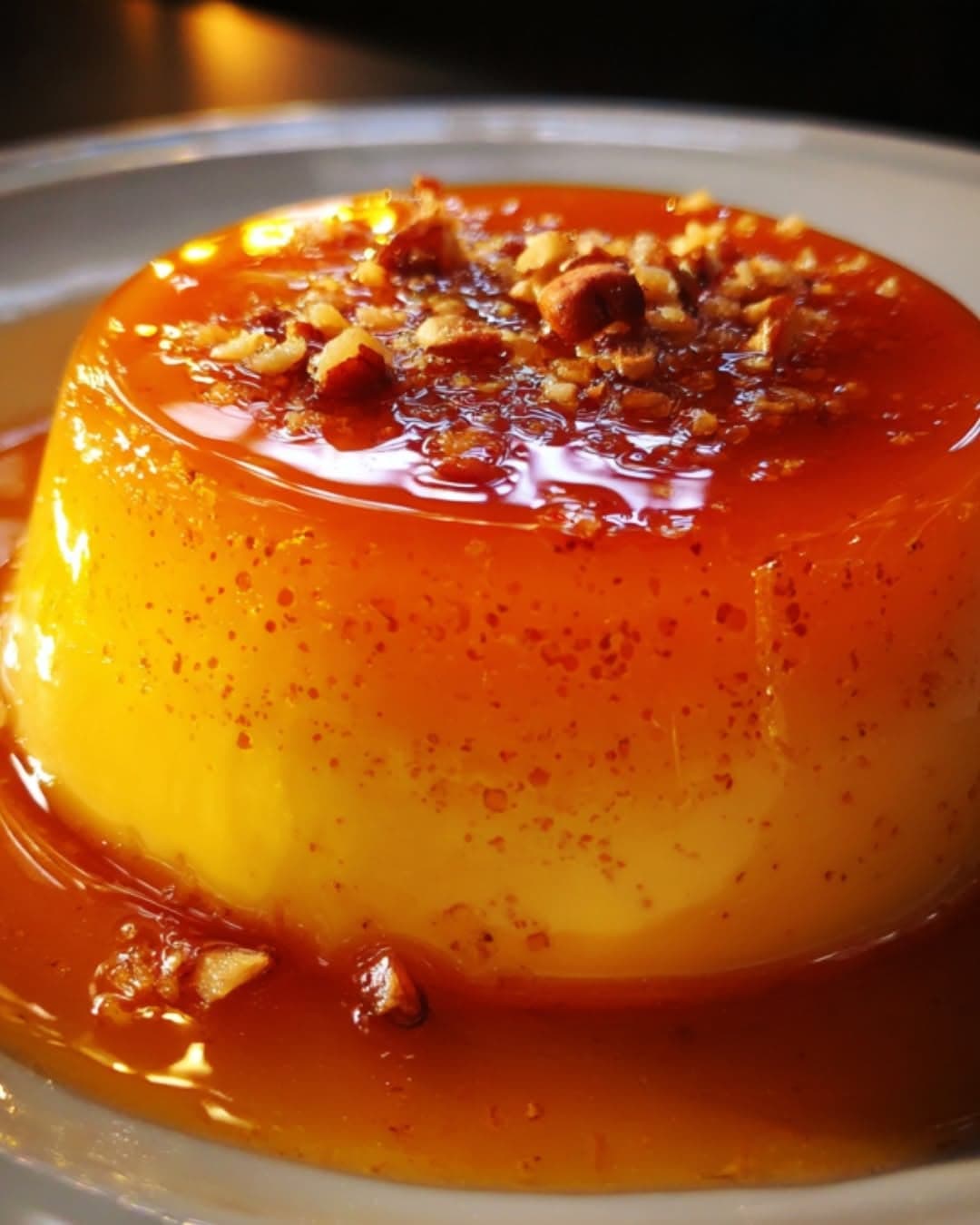 Pumpkin Panna Cotta with Maple Syrup