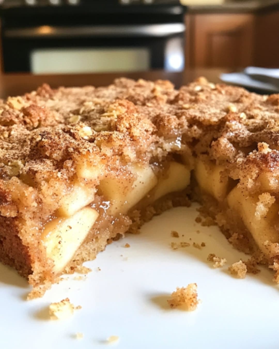 Apple Cinnamon Crumble Cake