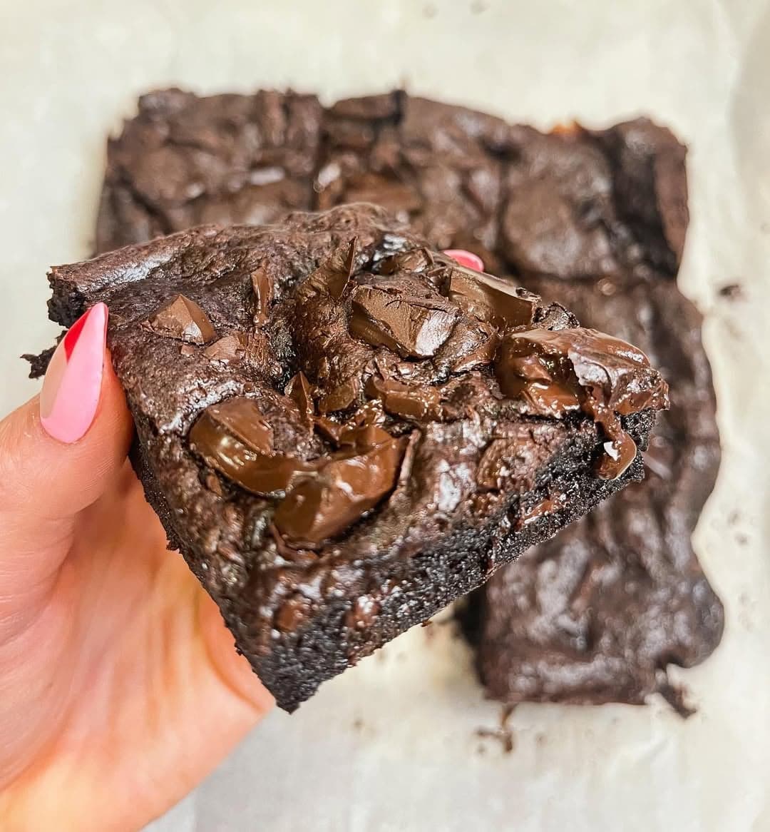 avocado dark chocolate brownies