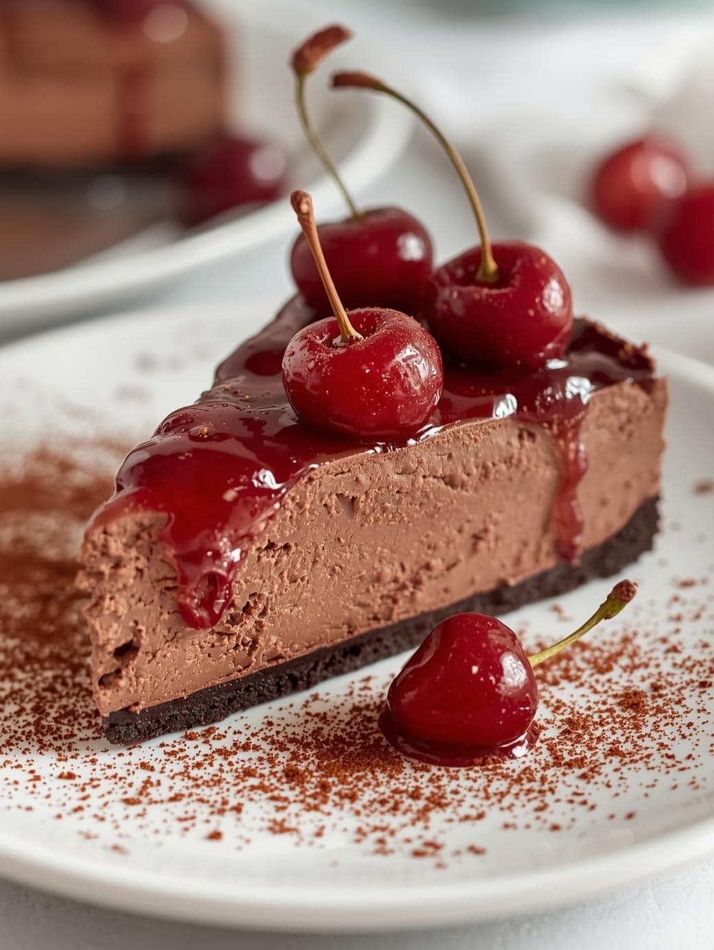 Cherry Chocolate Cheesecake Recipe