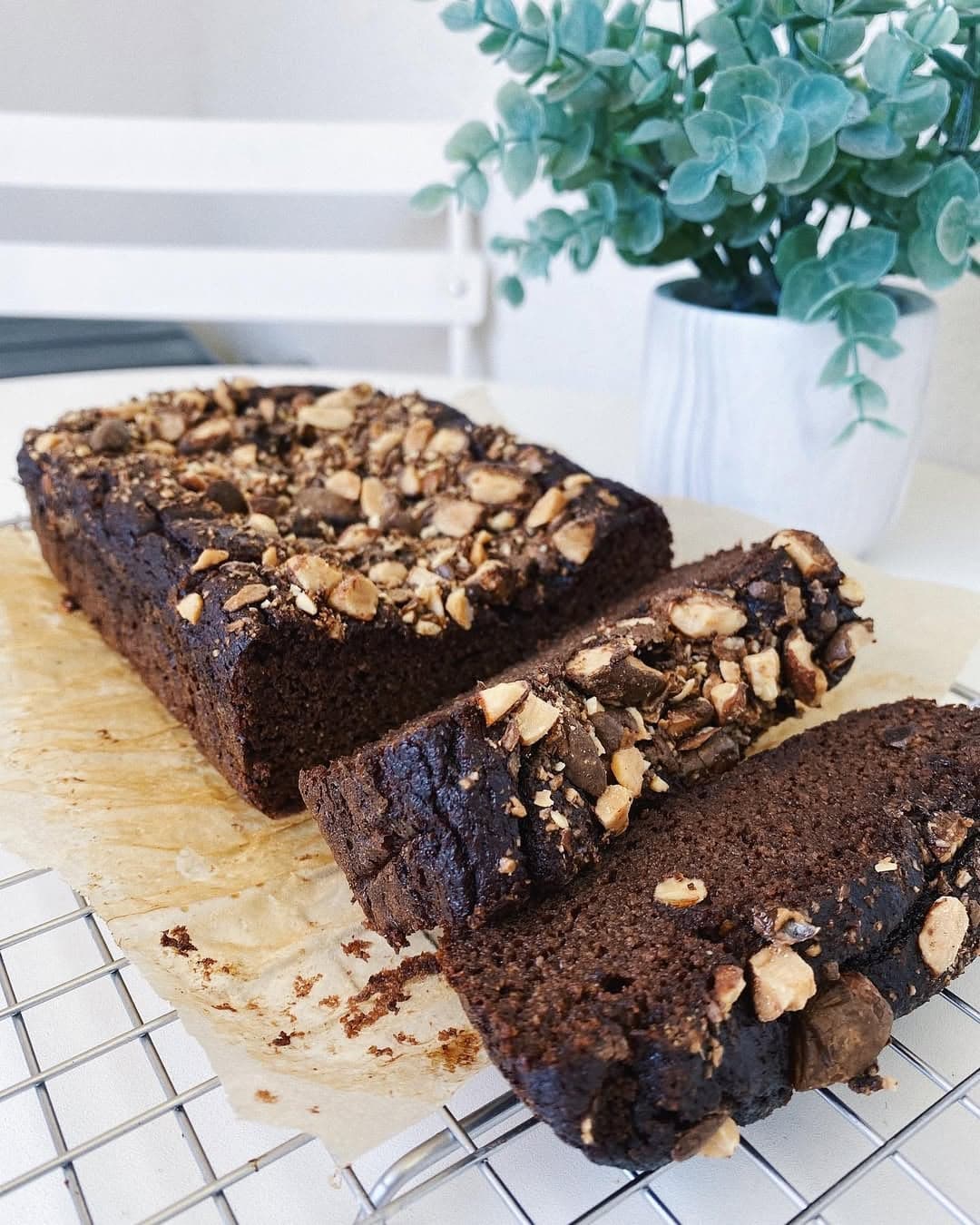 Chocolate Avocado Banana Bread