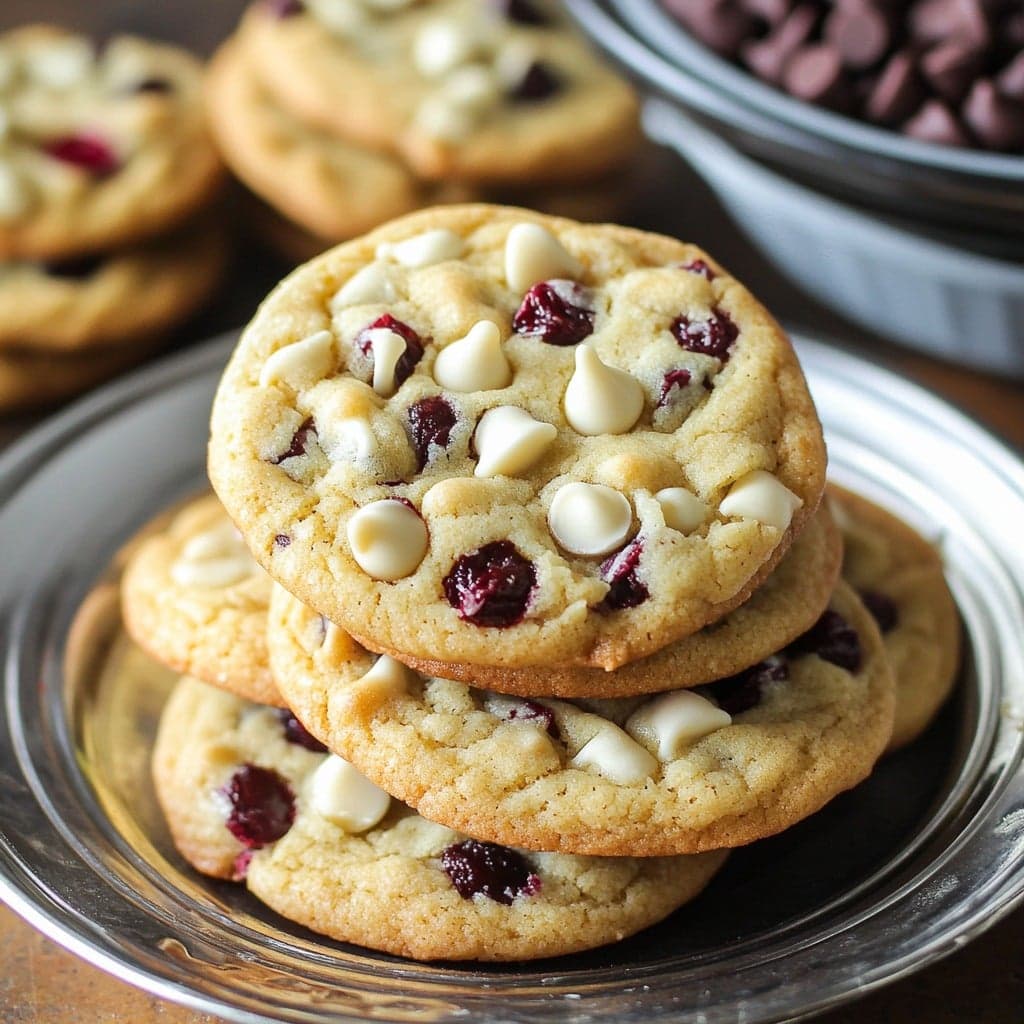 Cranberry White Chocolate Chip Cookies