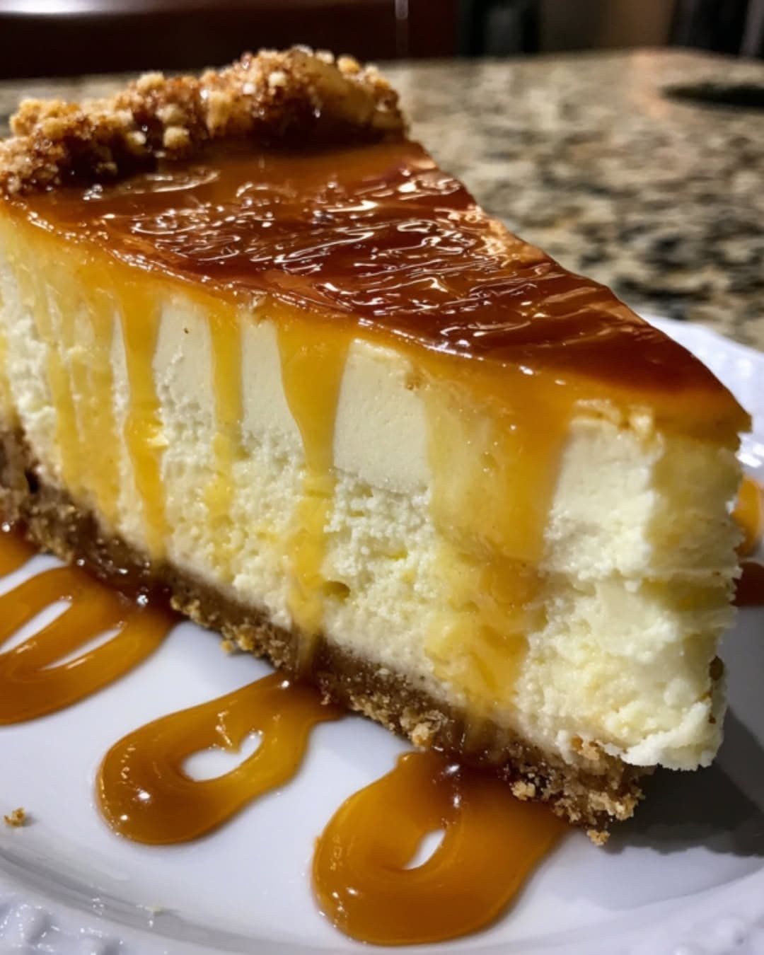 Decadent Caramel Apple Swirl Cheesecake