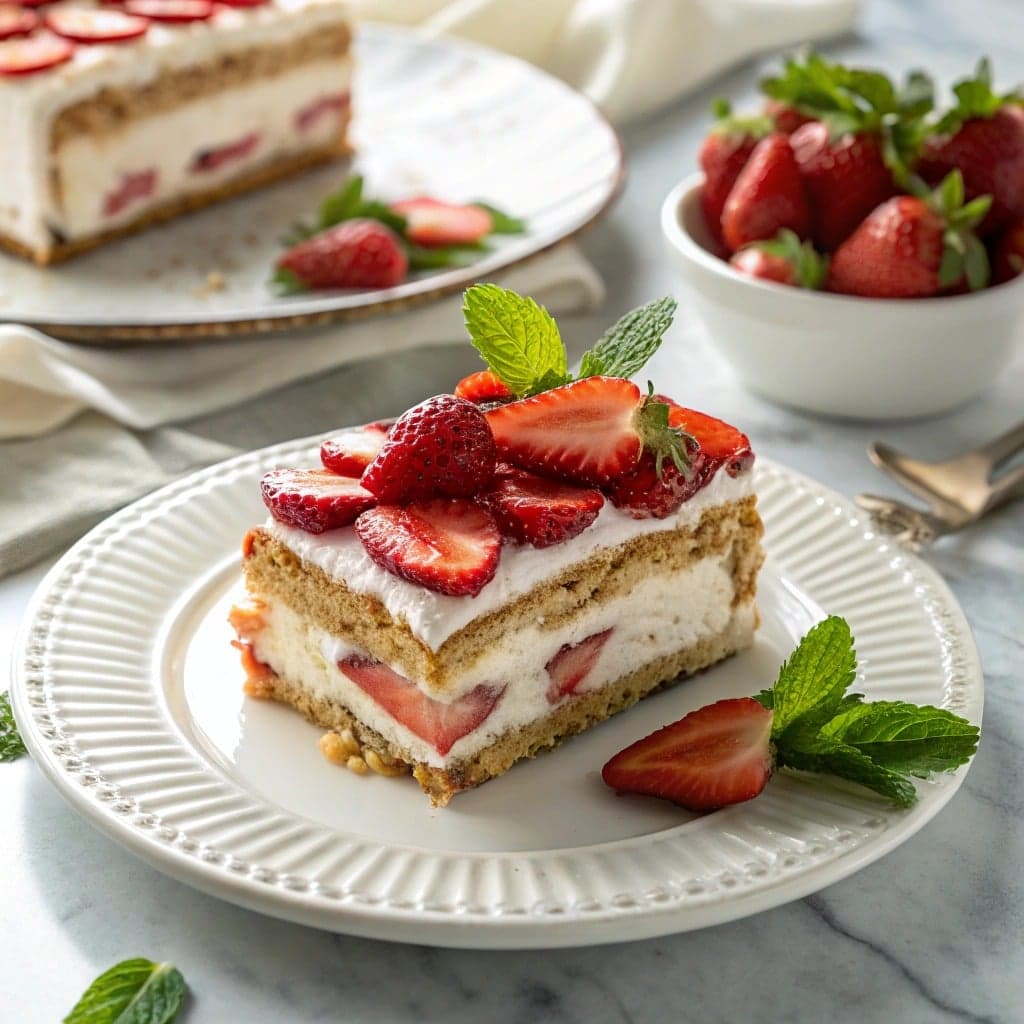 Easy Strawberry Icebox Cake