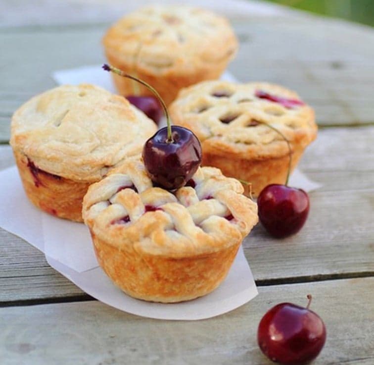 Irresistible Mini Cherry Cream Cheese Pies