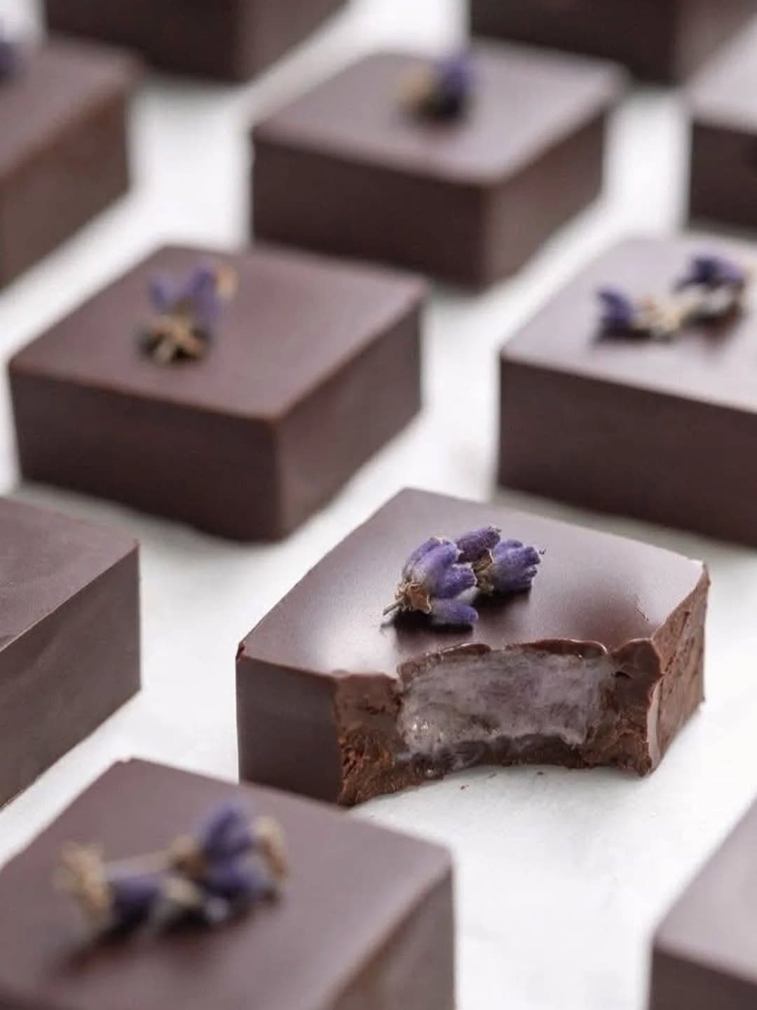 Luscious Lavender Chocolate Bites