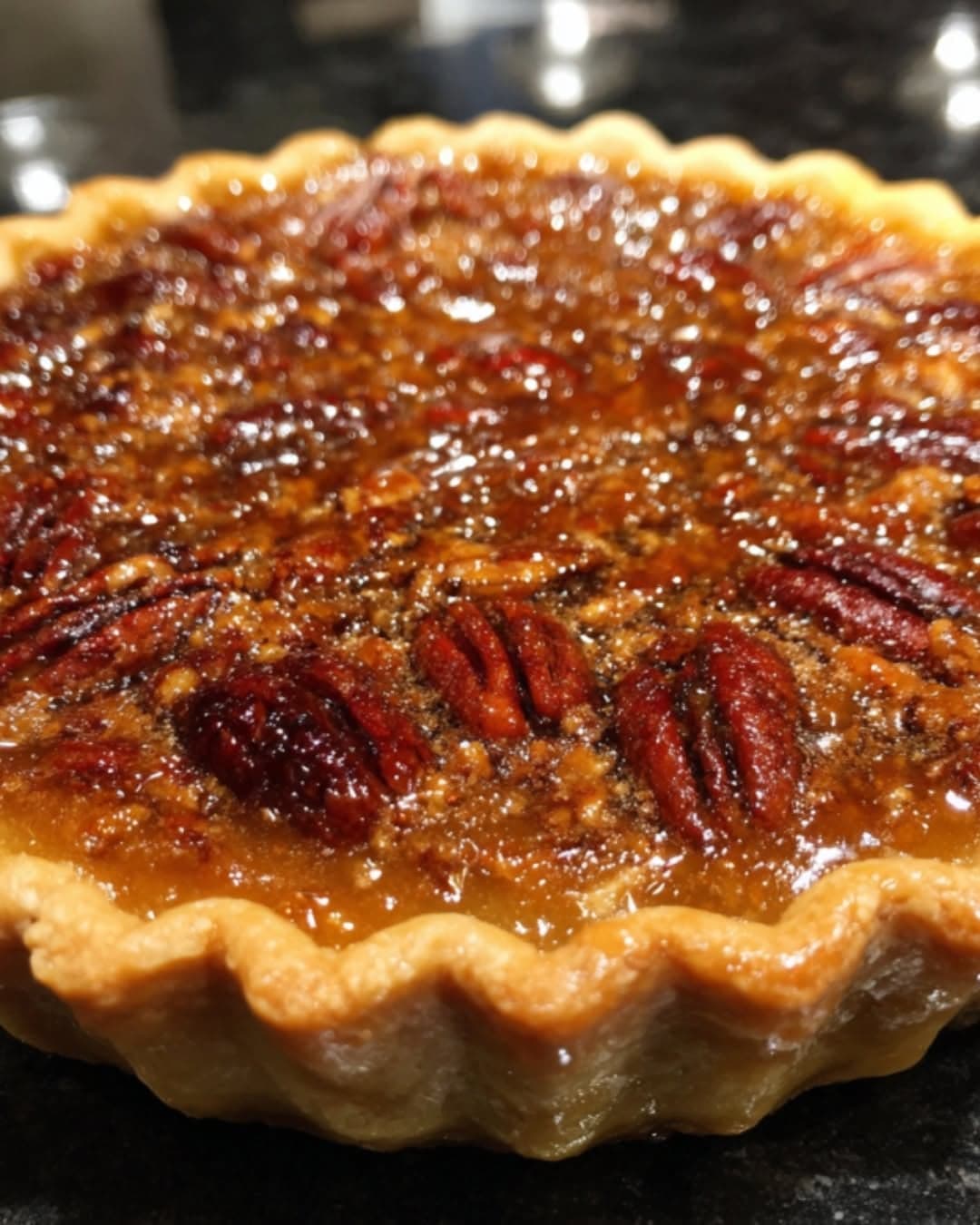 Maple Pecan Pie With Brown Sugar Syrup