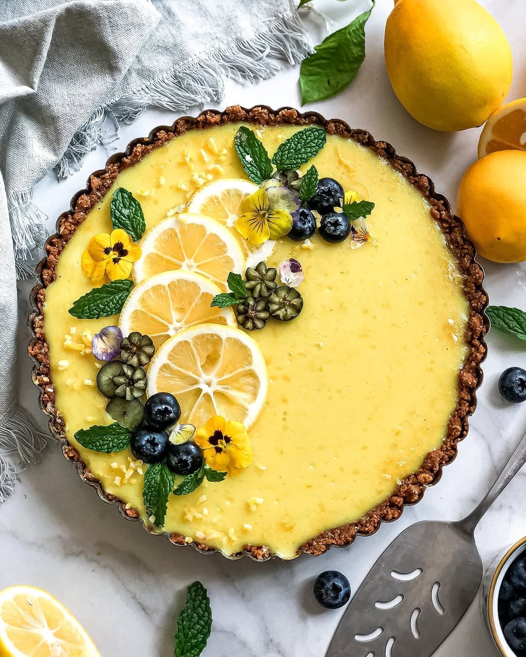 No bake Lemon Tart