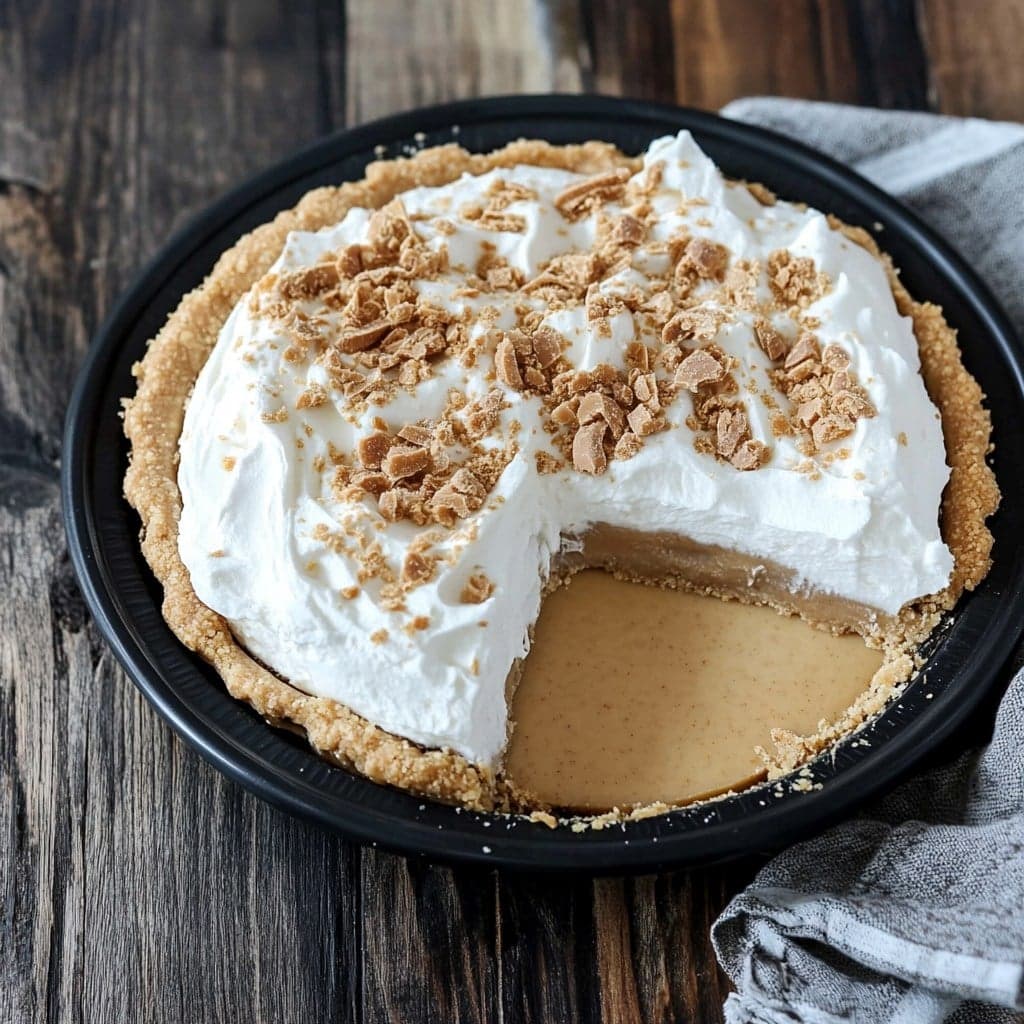 No-Bake Peanut Butter Pie