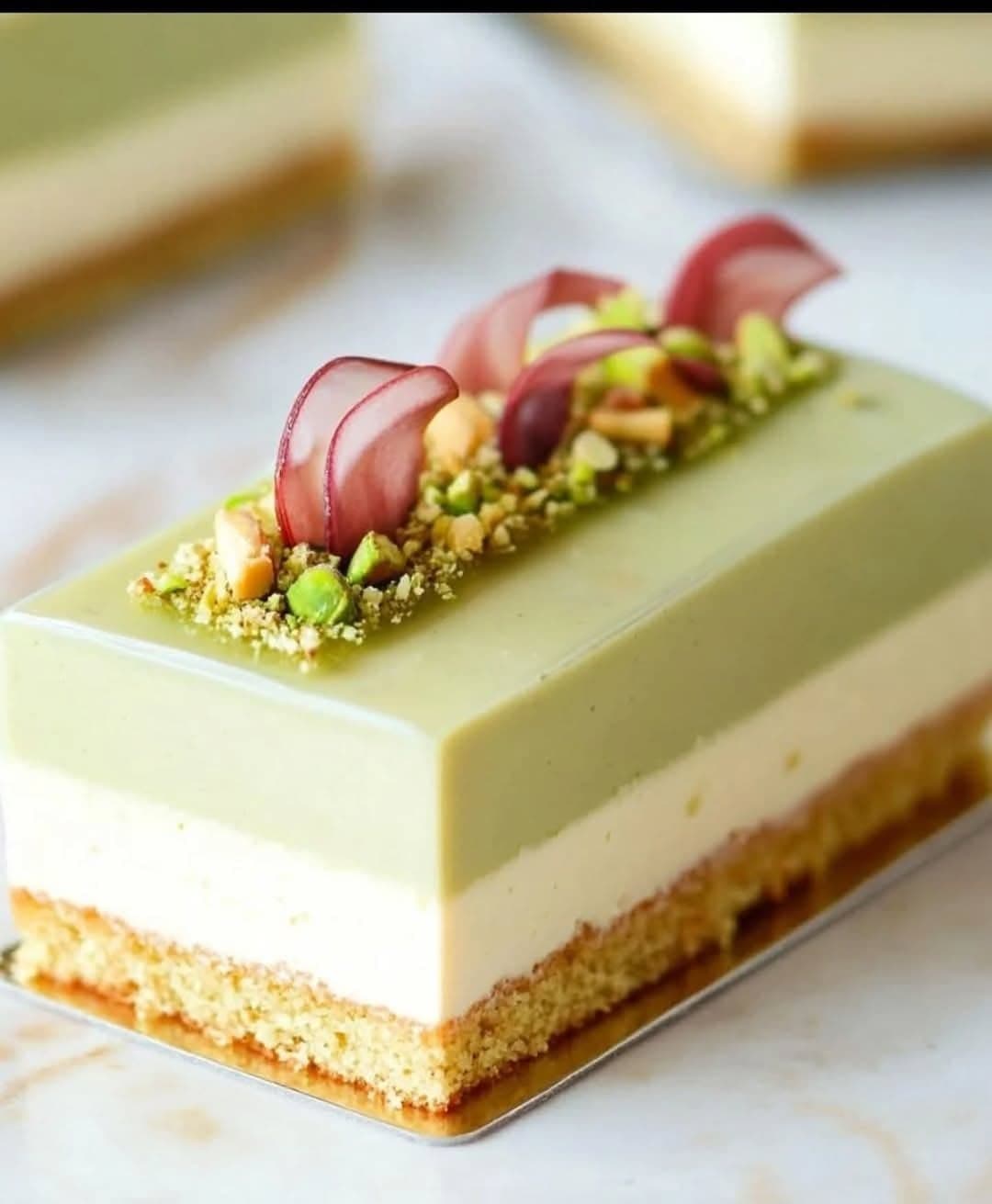 Pistachio Vanilla Entremet