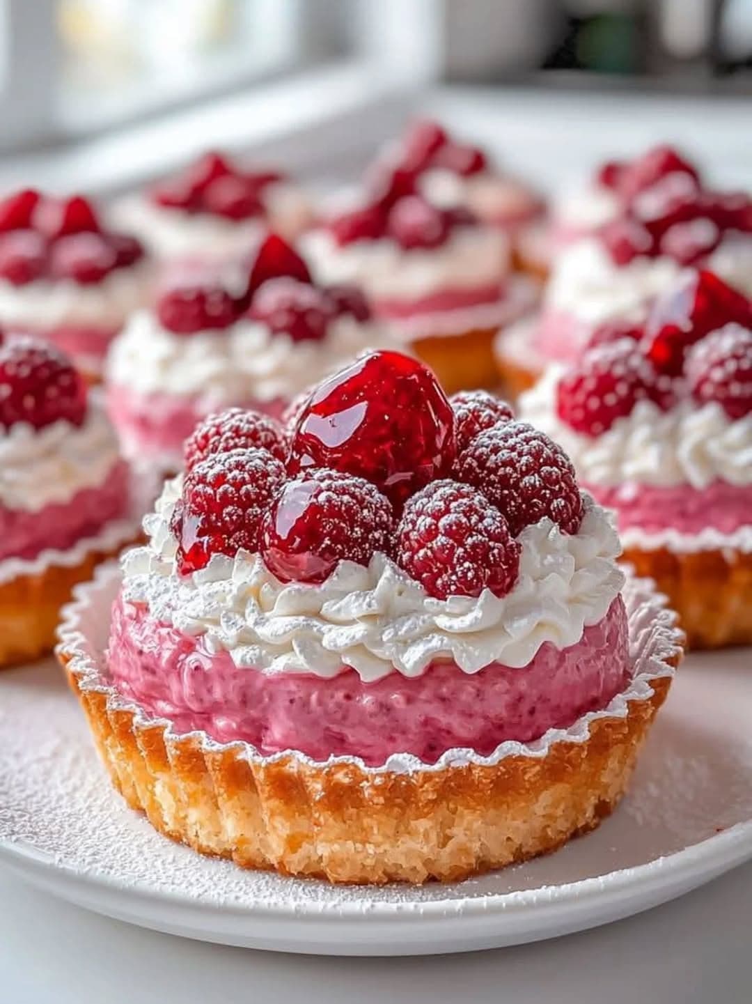 Raspberry Cream Tarts