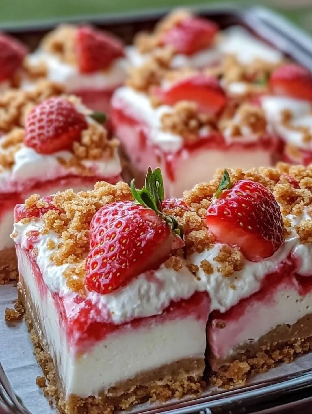 Strawberry Crunch Cheesecake Chunks