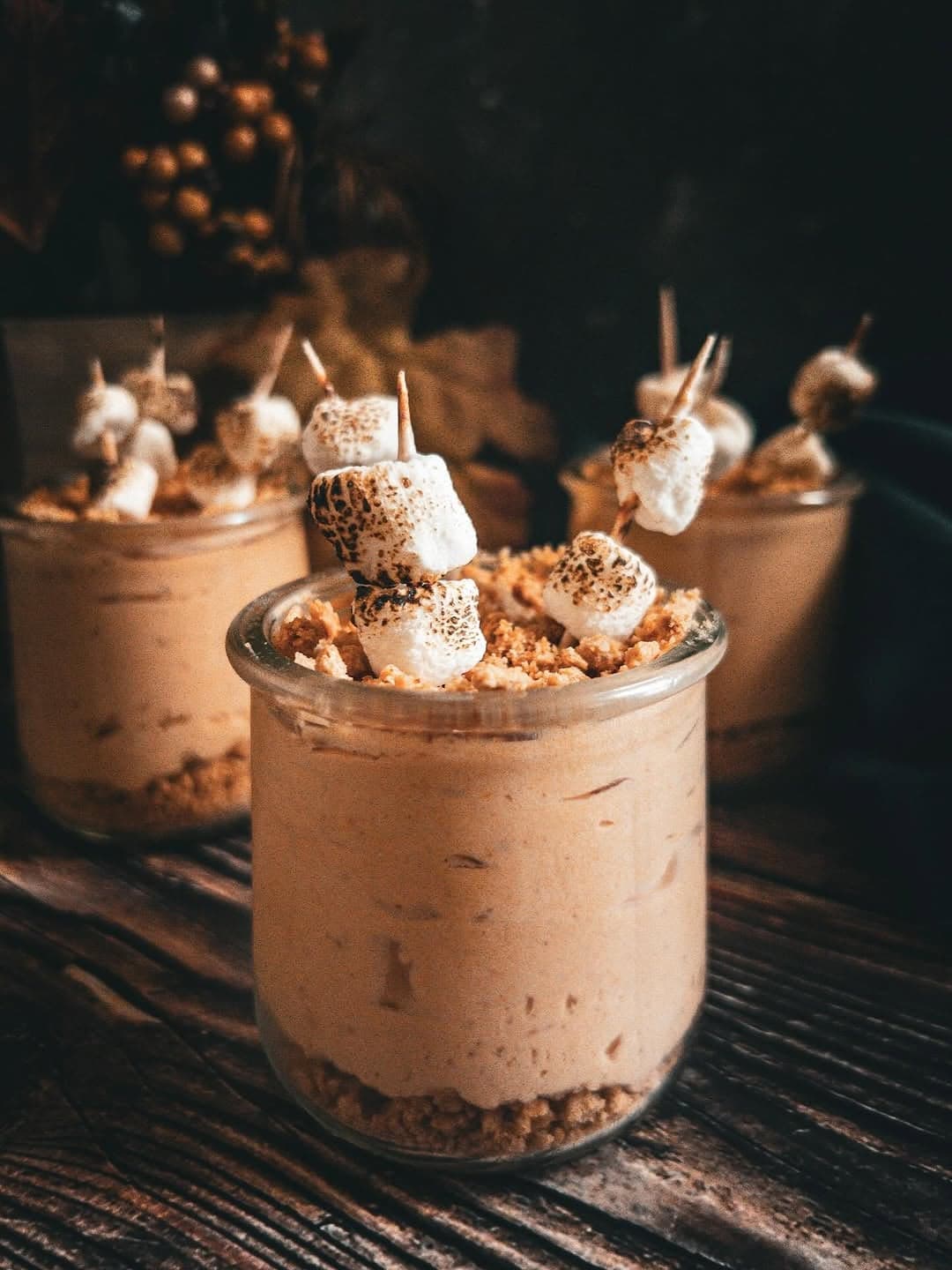 Sweet Potato S’more’s Cheesecake Mousse