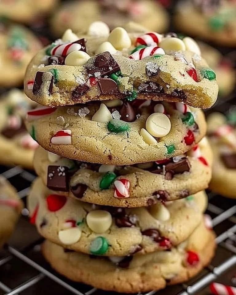 Winter Wonderland Chocolate Chip Christmas Cookies